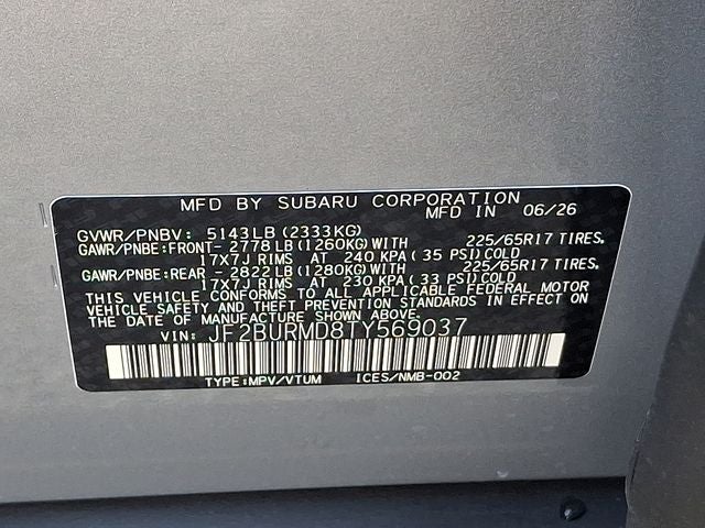 2026 Subaru OUTBACK Wilderness