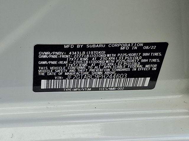 2023 Subaru Crosstrek Base