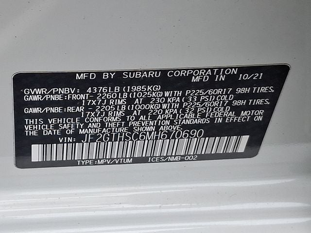 2021 Subaru Crosstrek Sport