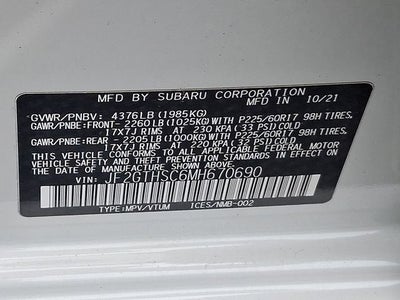 2021 Subaru Crosstrek Sport