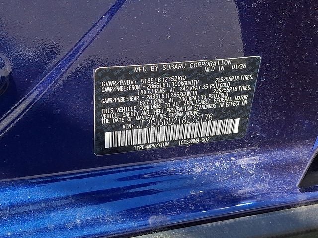 2026 Subaru CROSSTREK Sport Hybrid