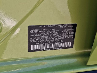 2026 Subaru CROSSTREK Sport Hybrid