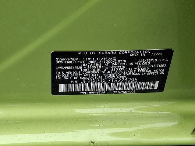 2026 Subaru CROSSTREK Sport Hybrid