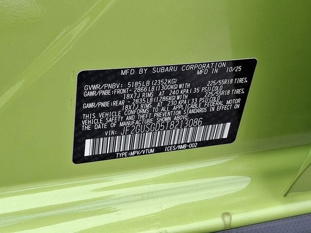 2026 Subaru CROSSTREK Sport Hybrid