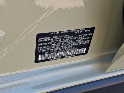 2026 Subaru CROSSTREK Limited Hybrid