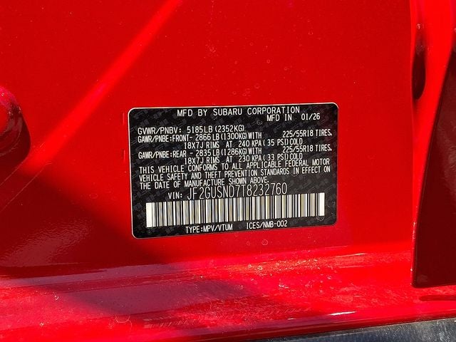 2026 Subaru CROSSTREK Limited Hybrid