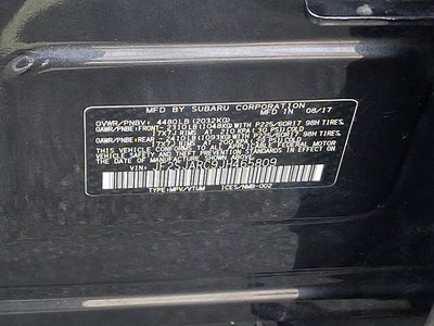 2018 Subaru Forester 2.5i Limited