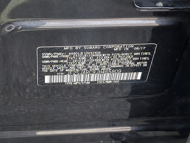 2018 Subaru Forester 2.5i Limited