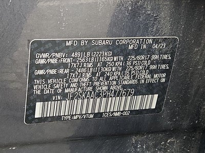 2023 Subaru Forester Base