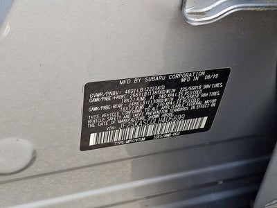 2020 Subaru Forester Limited