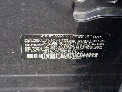 2021 Subaru Forester Touring