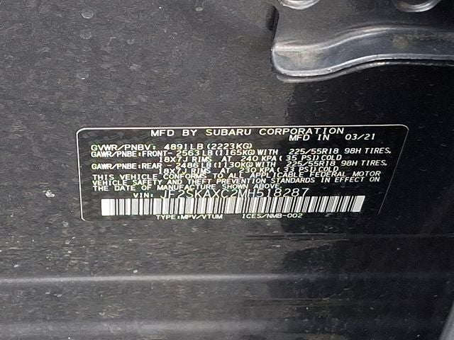 2021 Subaru Forester Touring