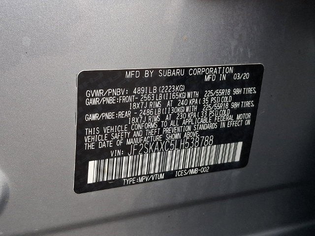 2020 Subaru Forester Touring