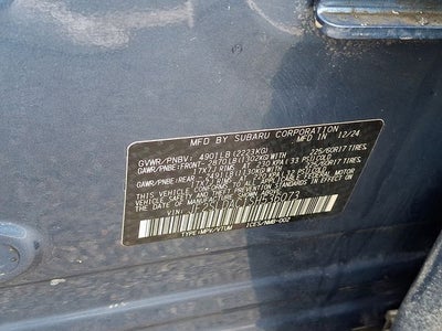 2025 Subaru Forester Base