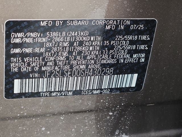 2025 Subaru Forester Hybrid Premium