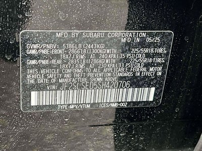 2025 Subaru Forester Hybrid Premium