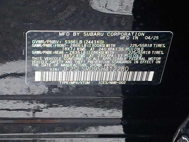 2025 Subaru FORESTER Limited Hybrid