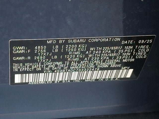 2025 Subaru Outback Base