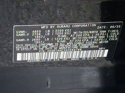 2025 Subaru Outback Limited