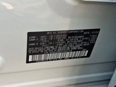 2026 Subaru Forester Base