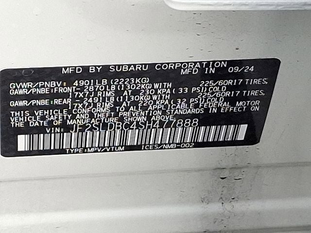 2025 Subaru Forester Base