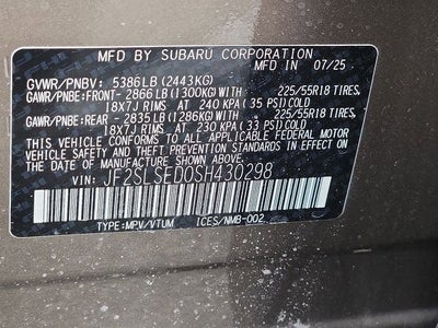 2025 Subaru Forester Hybrid Premium Hybrid