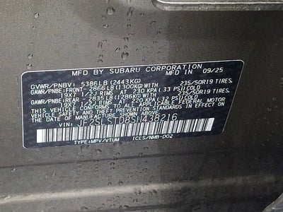 2025 Subaru Forester Hybrid Touring