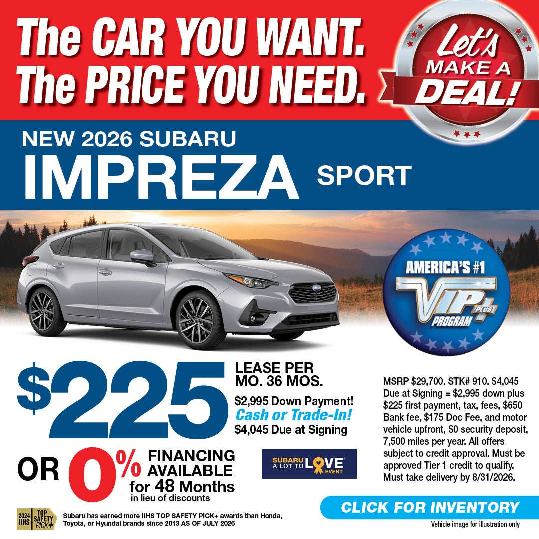2026 Subaru Impreza