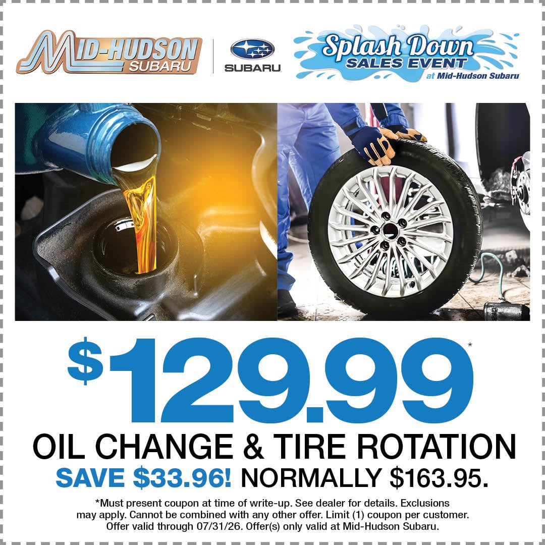 $129.99 Oil Change & Tire Rotation