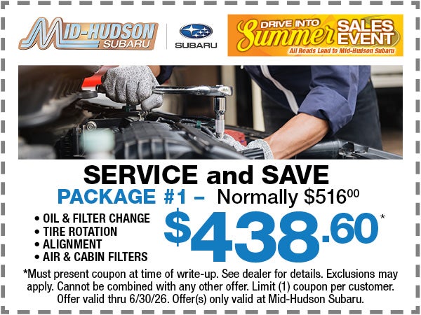 Service & Save - Package #1 - $438.60