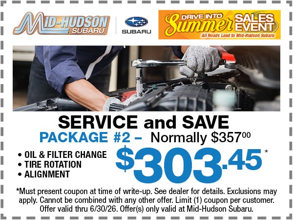 Service & Save - Package #2 - $303.45