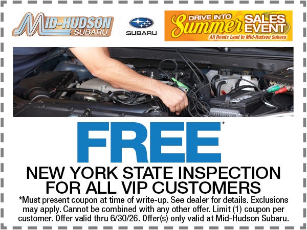 Free NYS Inspection