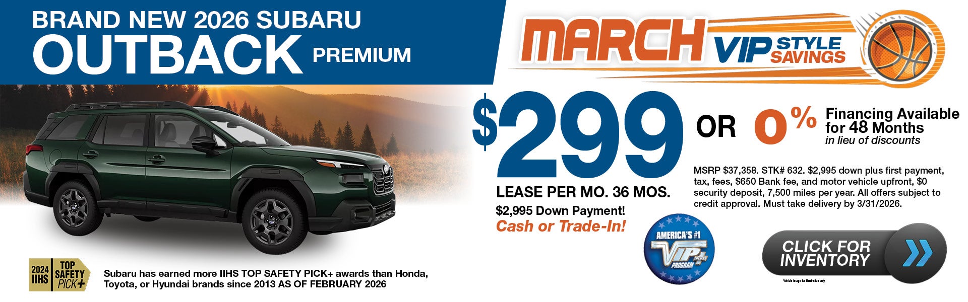 Brand New 2025 Subaru Outback Base