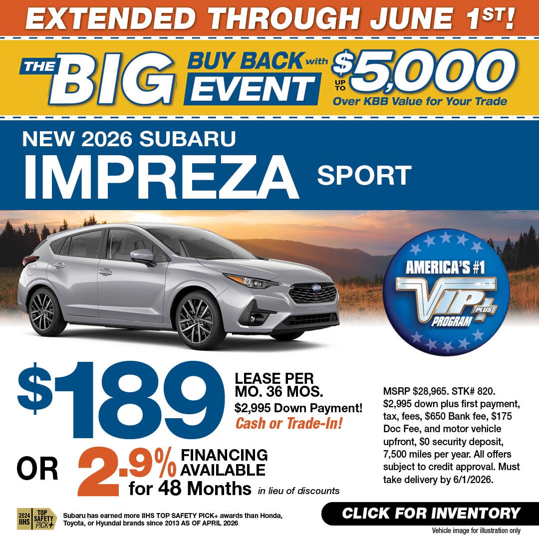 2026 Impreza