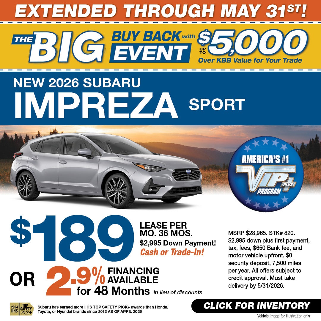 2026 Impreza