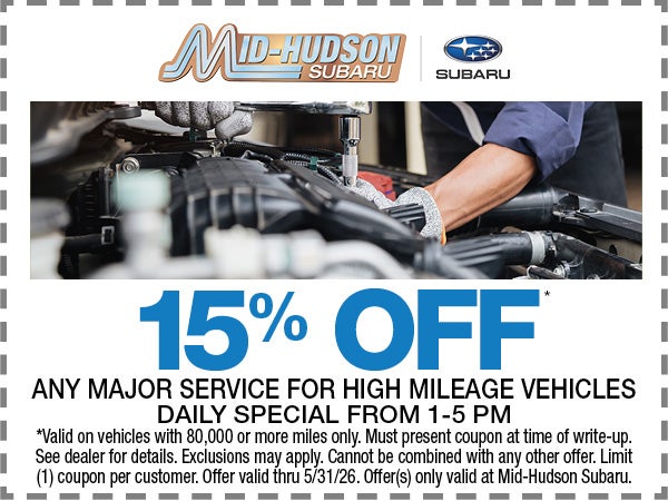 15% Off Major Service