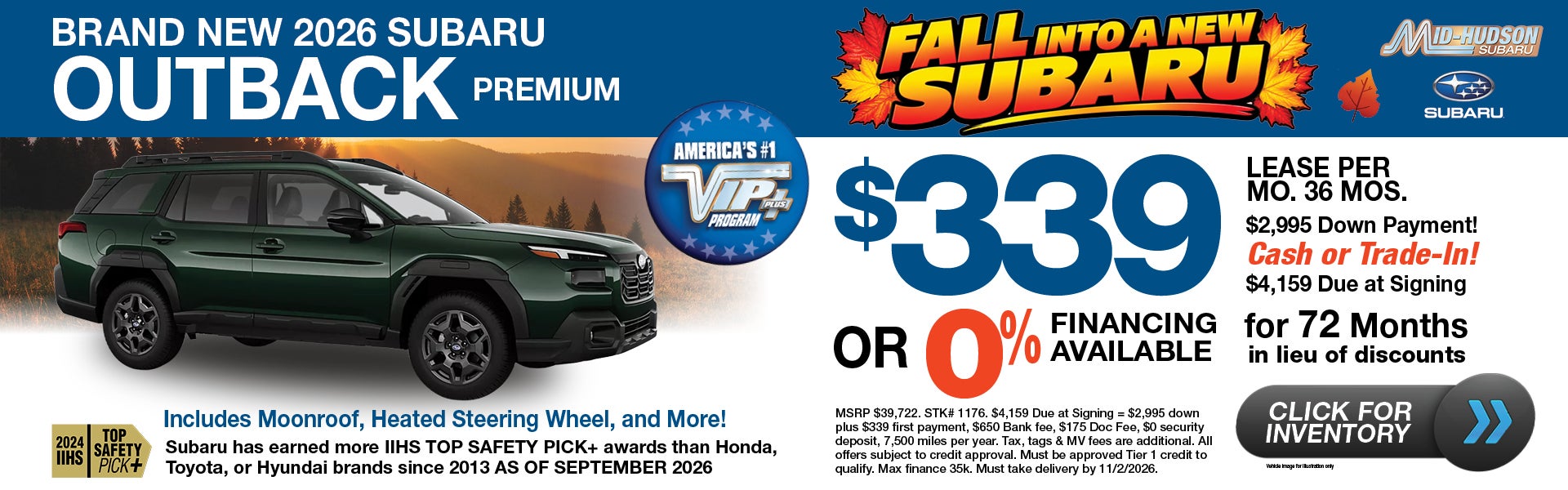 Brand New 2026 Subaru Outback