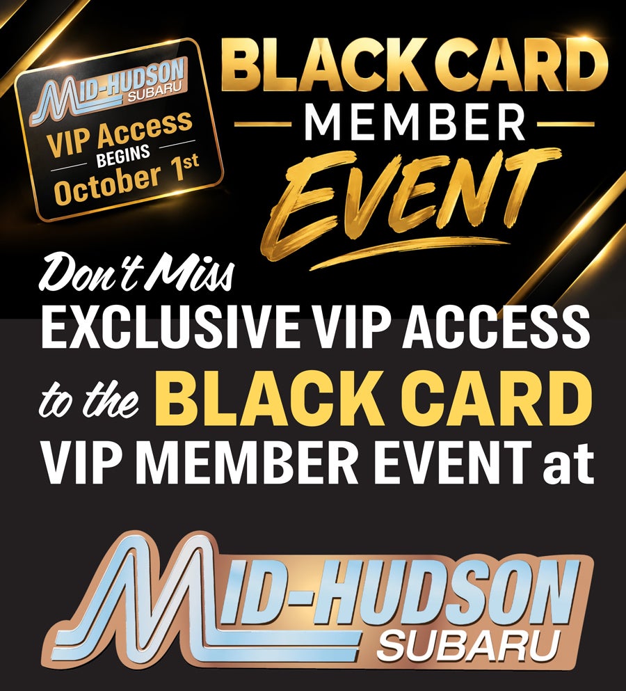 MidHUdson Subaru Black Card